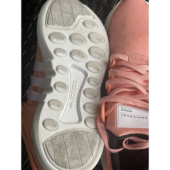 Adidas EQT Athletic Shoes Men's US 7 Pink Striped Round Toe Lace Up Flat Heel - Picture 5 of 5